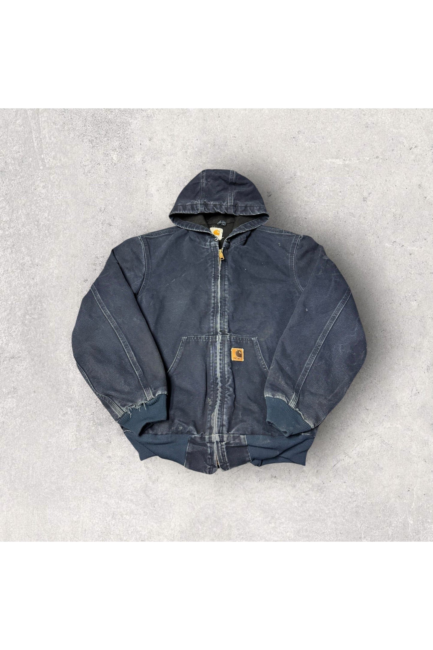 Vintage Carhartt Hooded Active Workwear Jacket- M