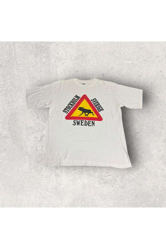 Vintage Stockholm Sweden Sverige Tee- L