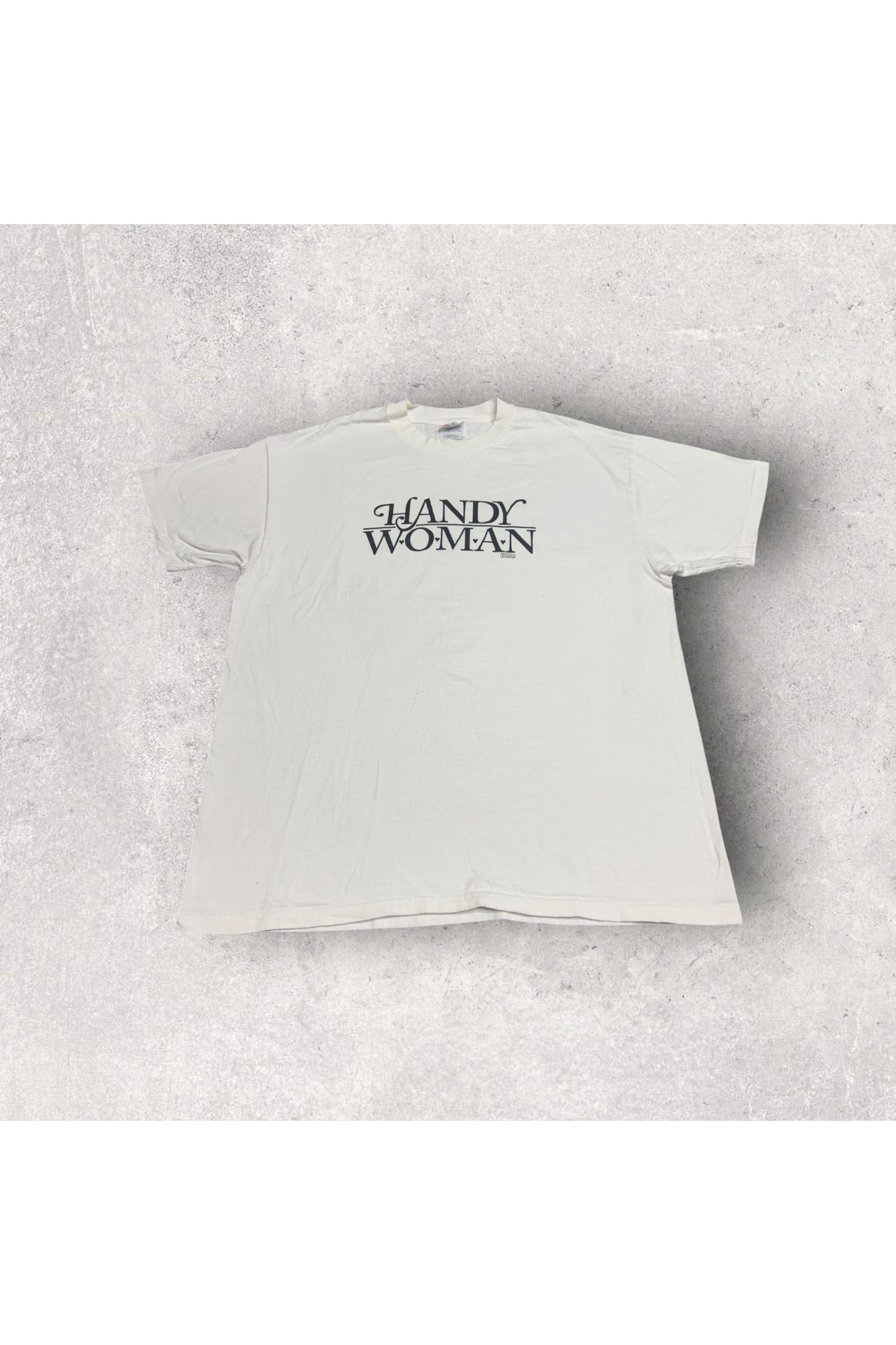 Vintage Hanes Handy Woman Antique Tool Wear Tee- XL