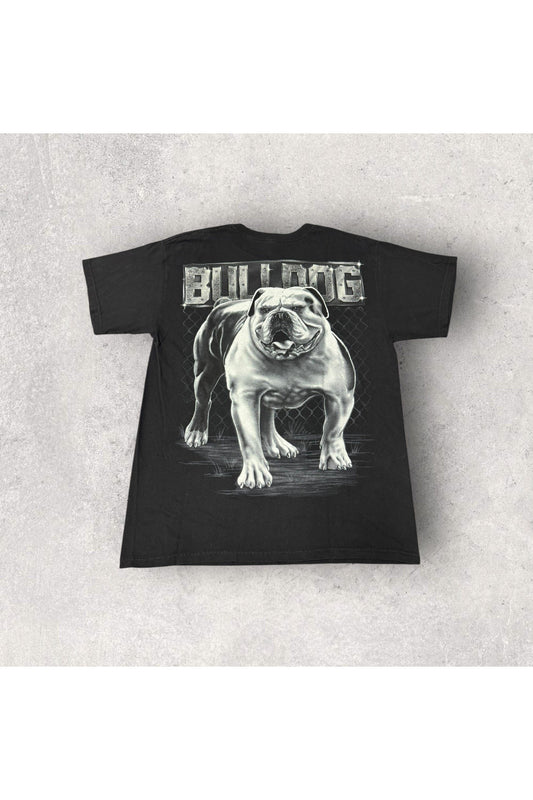 Vintage Y2K Bulldog Tee- L