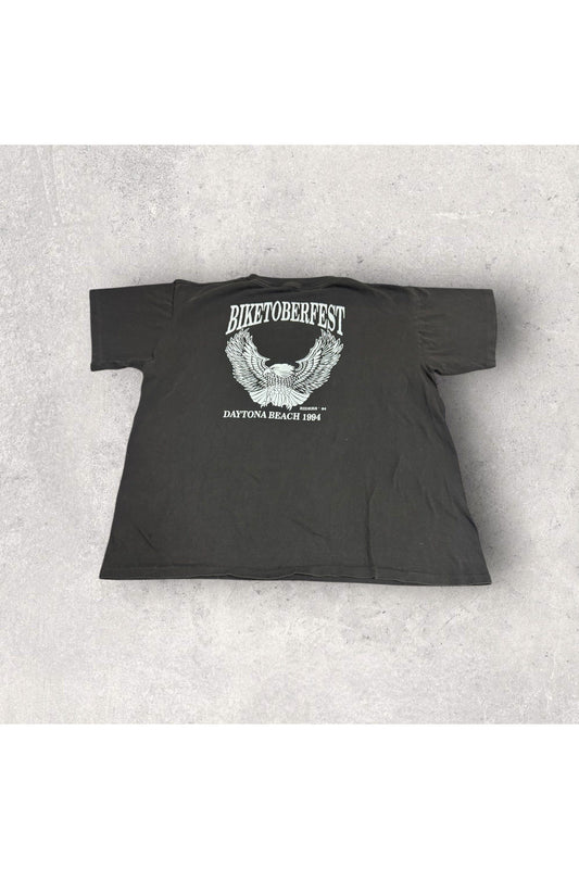 Vintage 1994 Daytona Beach Biketoberfest Follow Nobody Tee- XL