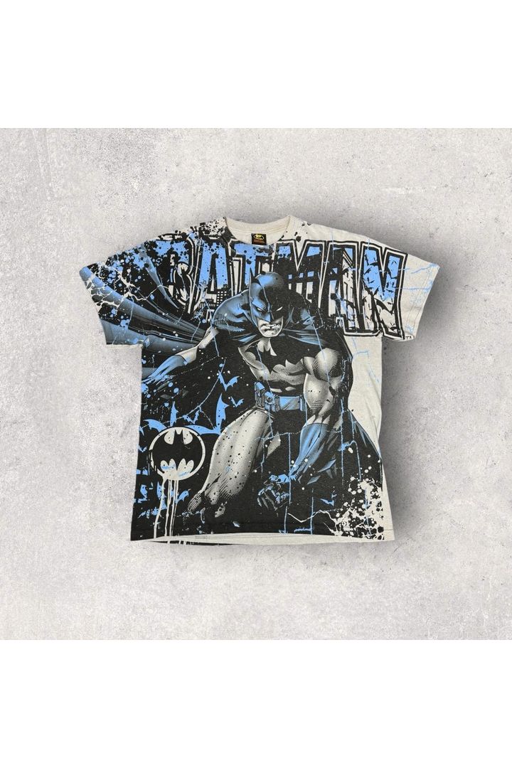 2009 DC Comics Batman All Over Print Tee- L