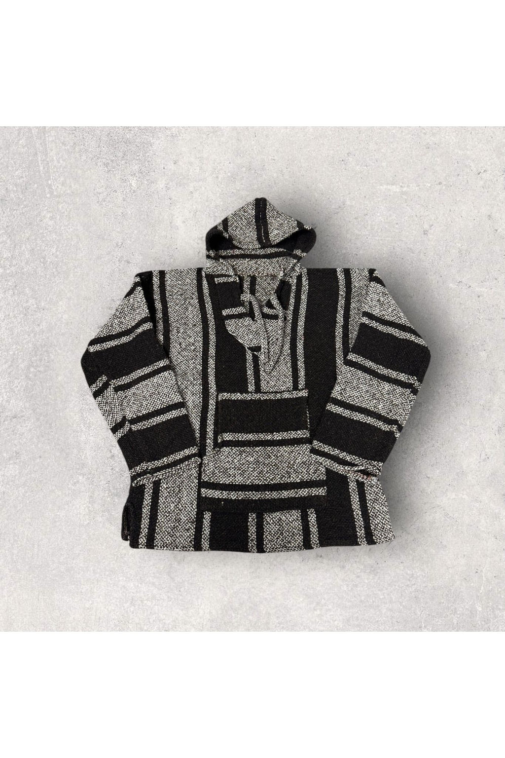 Vintage Mexican Poncho/Drug Rug Hoodie- S