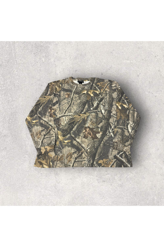 Vintage Winchester Real Tree Camo Pocket Long Sleeve- L