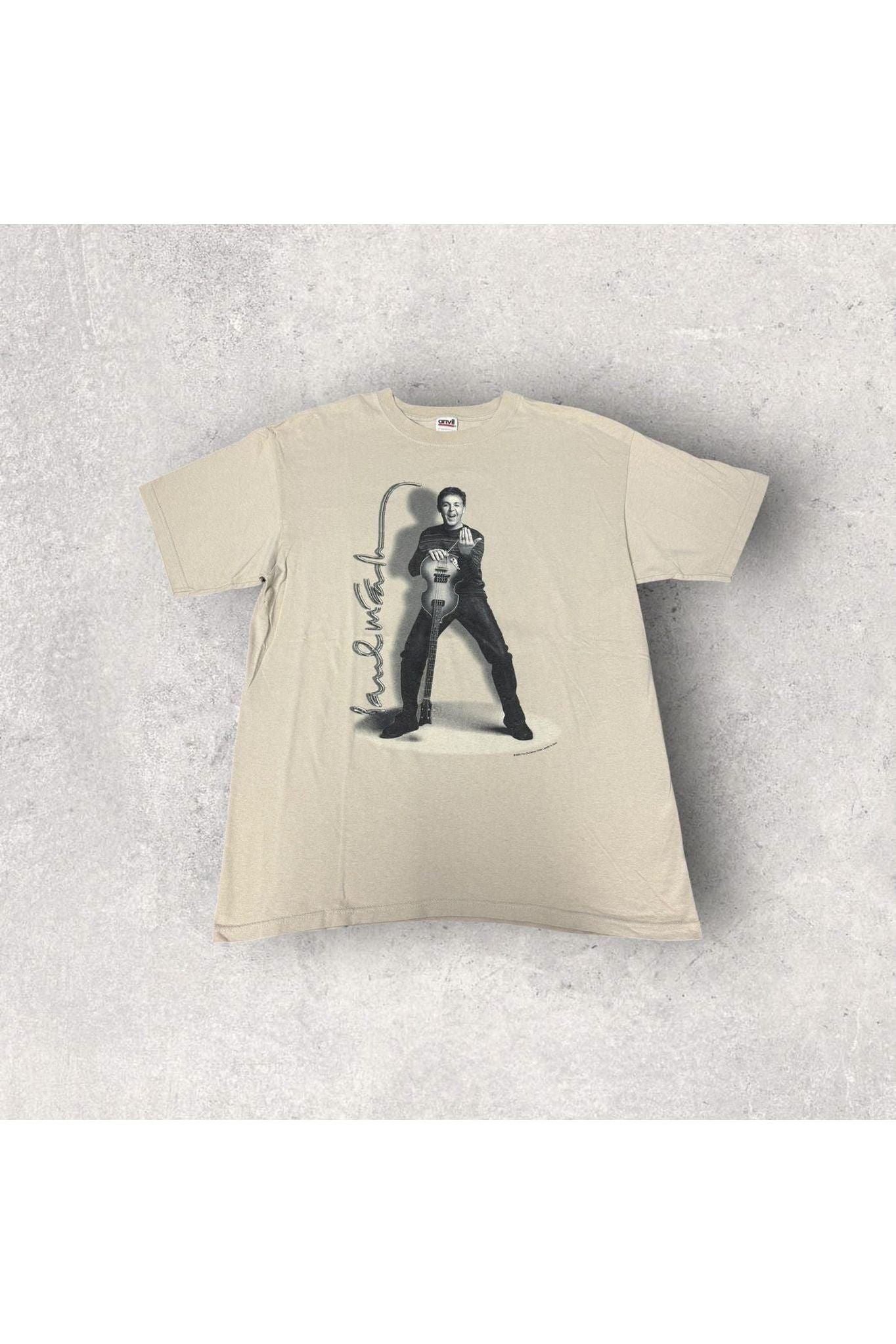 Vintage Paul McCartney 2002 Driving USA Tour Tee- L