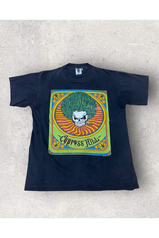 Vintage GEM Tag 1993 Cypress Hill Step Into A Whole New Realm Single Stitch Tee- L