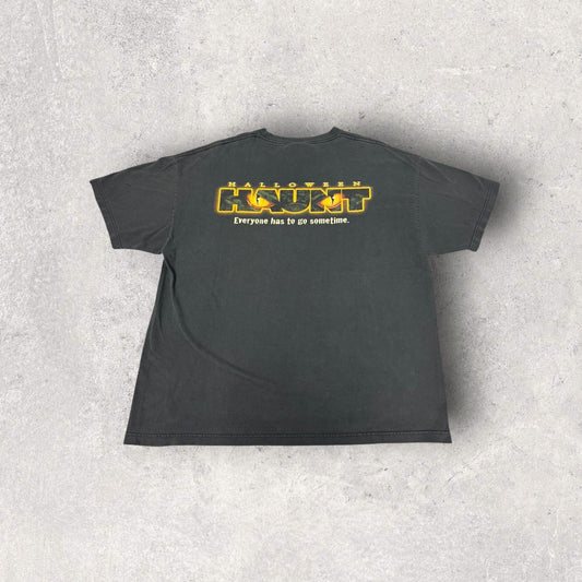 Vintage Knott's California Scary Farm 2003 Halloween Haunt Everyone Has To Go Sometime Tee- XXL