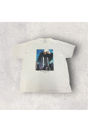 Vintage We Will Never Forget 9/11/01 Memorial Tee- XL