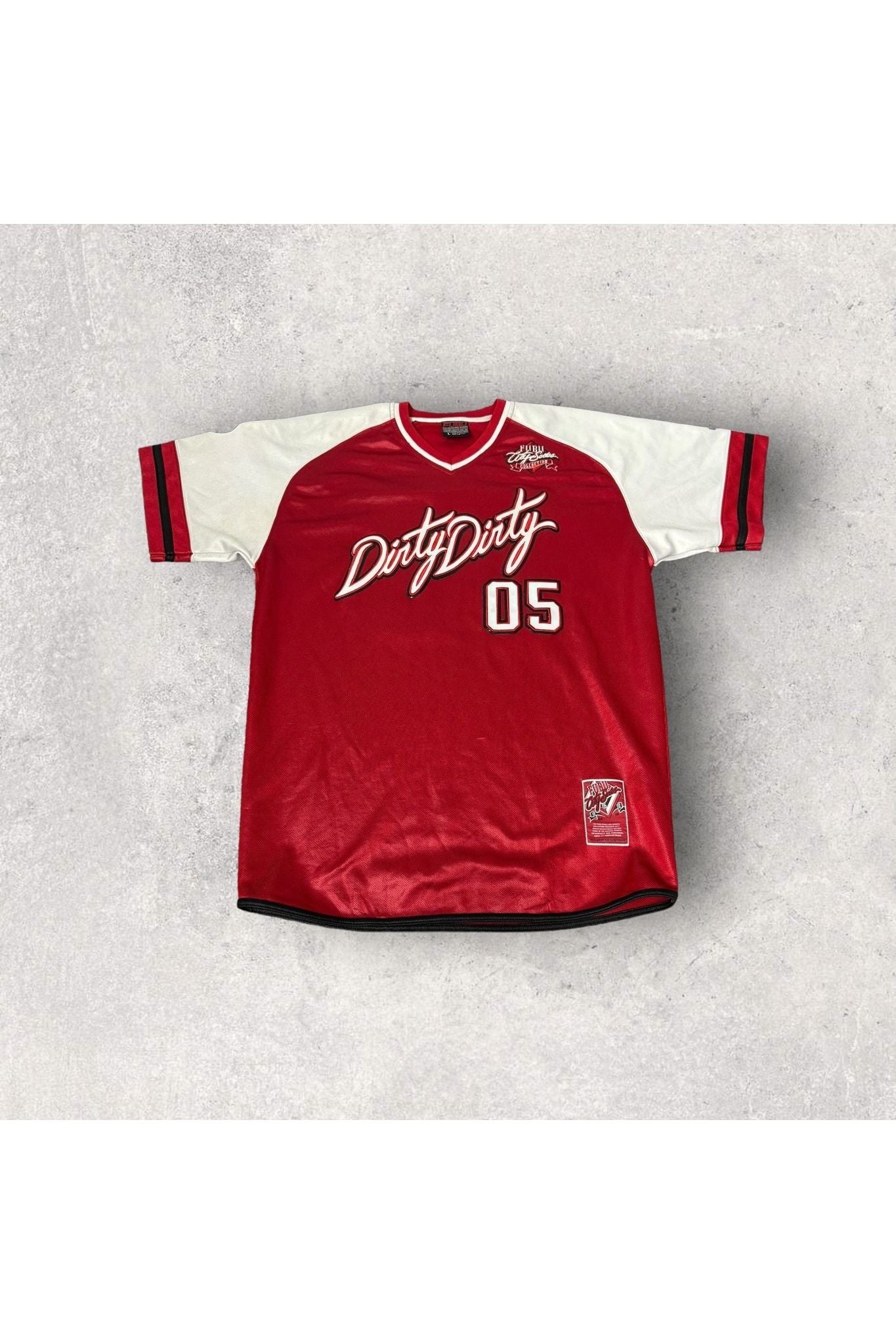 Vintage FUBU City Series Dirty Dirty Jersey- L