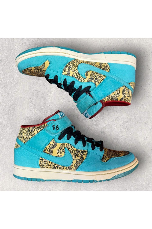 Nike SB Dunk Mid Premium Peacock- SZ 10