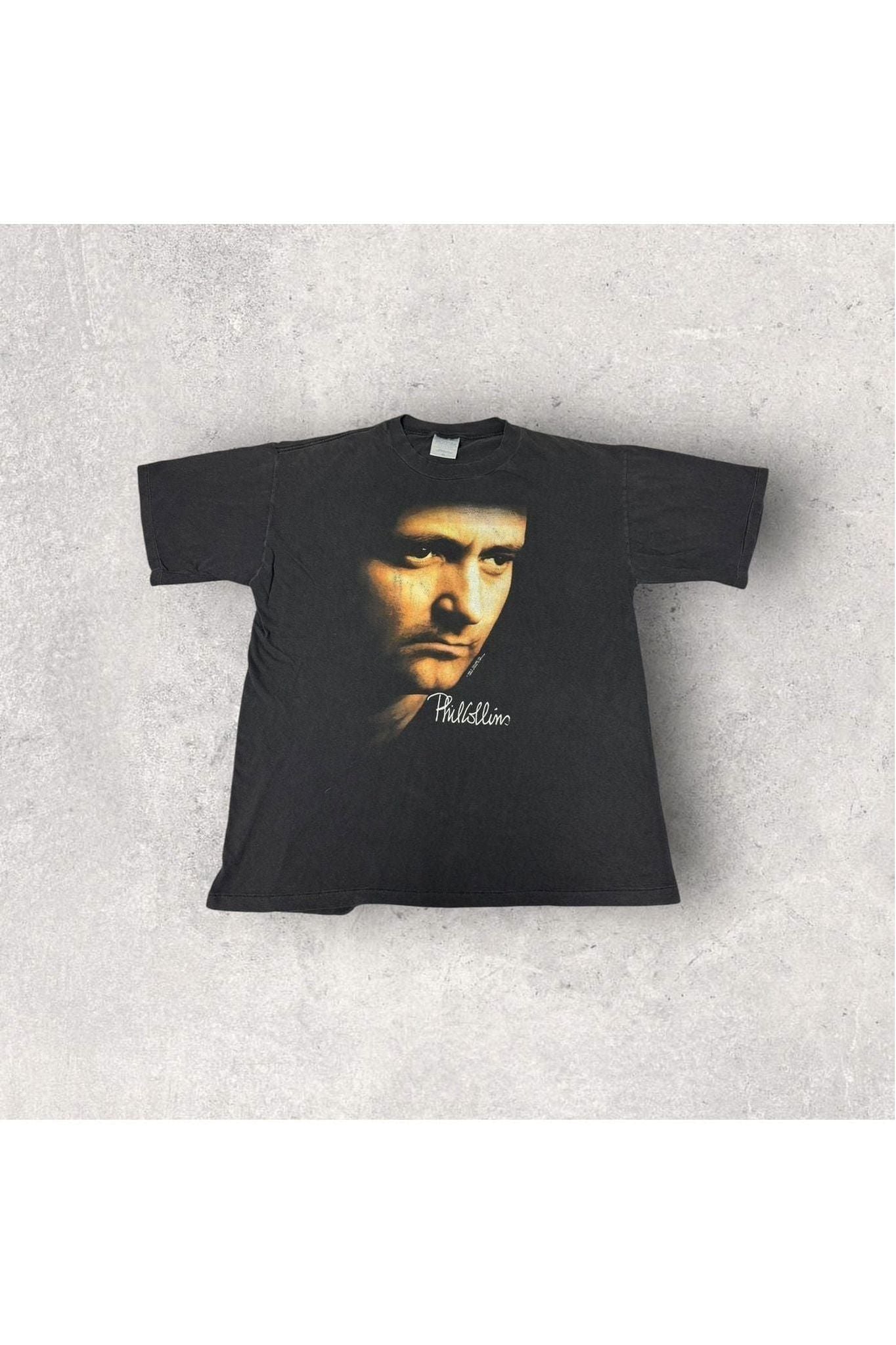 Vintage Brockum 1990 Phil Collins But Seriously World Tour Tee- XL
