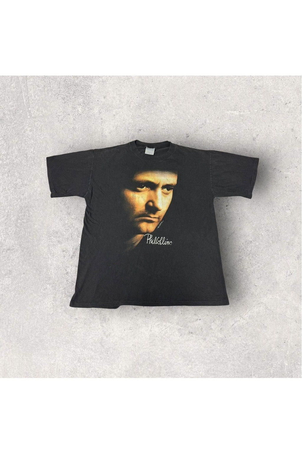 Vintage Brockum 1990 Phil Collins But Seriously World Tour Tee- XL