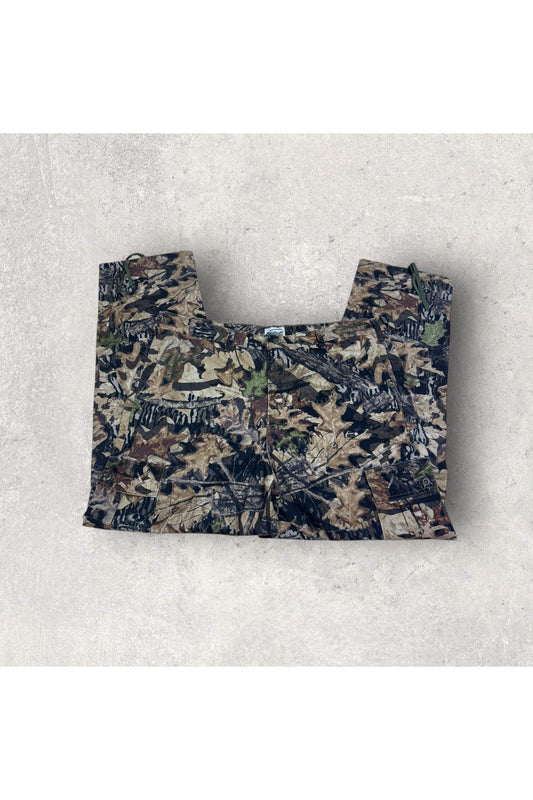Vintage Field Staff by Mossy Oak Made In USA Real Tree Adjustable Camo Pants- XL
