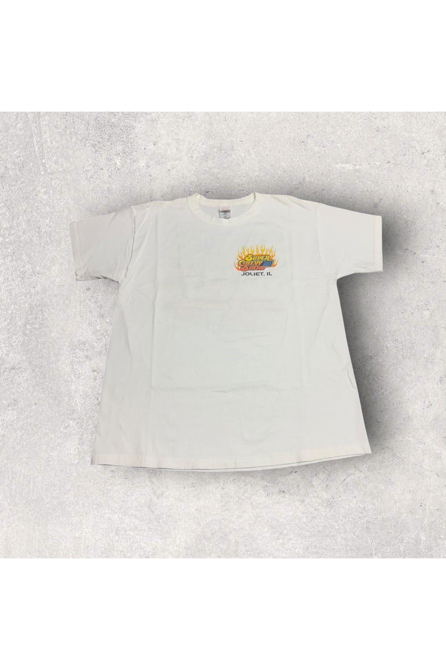 Vintage 2001 Super Chevy Show Tour Joliet, IL Car Tee- XL