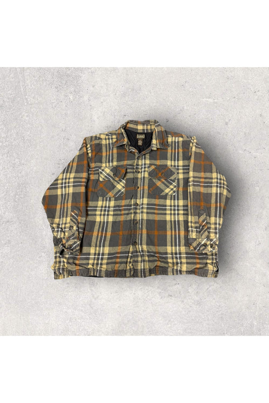 Vintage Schmidt Workwear Insulated Long Sleeve Flannel Button Up- XXL