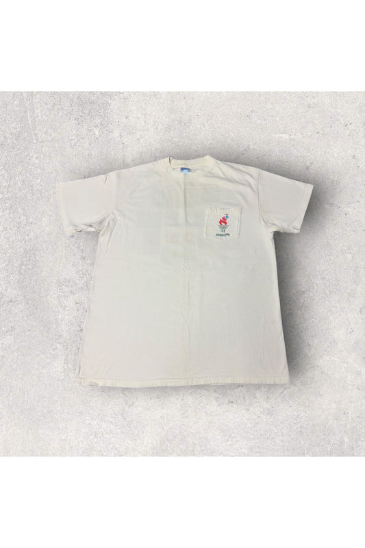 Vintage 1996 Atlanta Olympics Pocket Tee- L