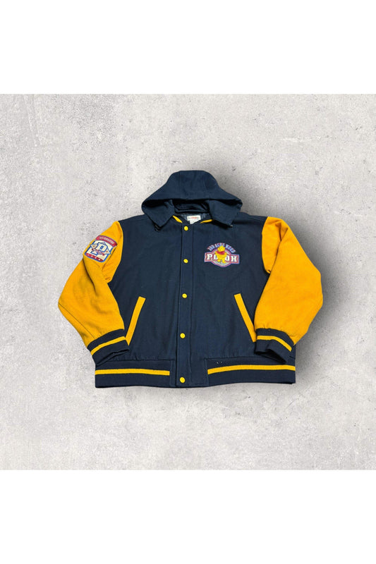 Vintage The Disney Store Winnie The Pooh Wool Varsity Bomber Jacket- L