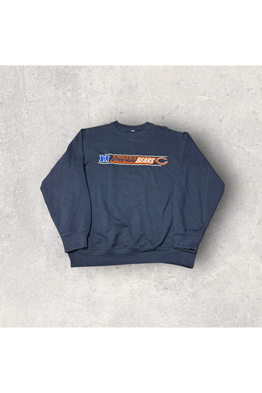 2000s NFL Team Apparel Chicago Bears Embroidered Crewneck- M