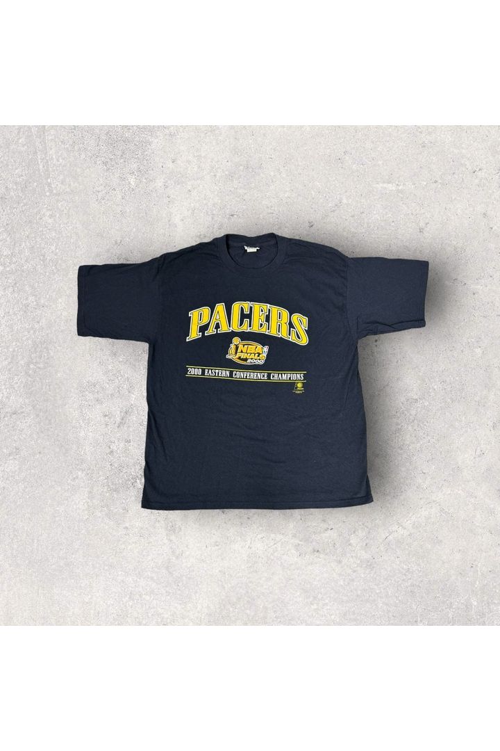 Vintage Lee Sport Indiana Pacers 2000 Eastern Conference Champions Tee- XL