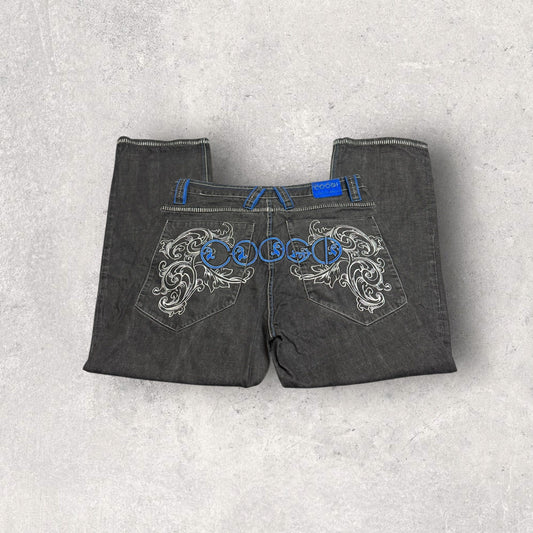 Vintage Y2K Coogi Jeans Embroidered Jeans- SZ 42 x 35