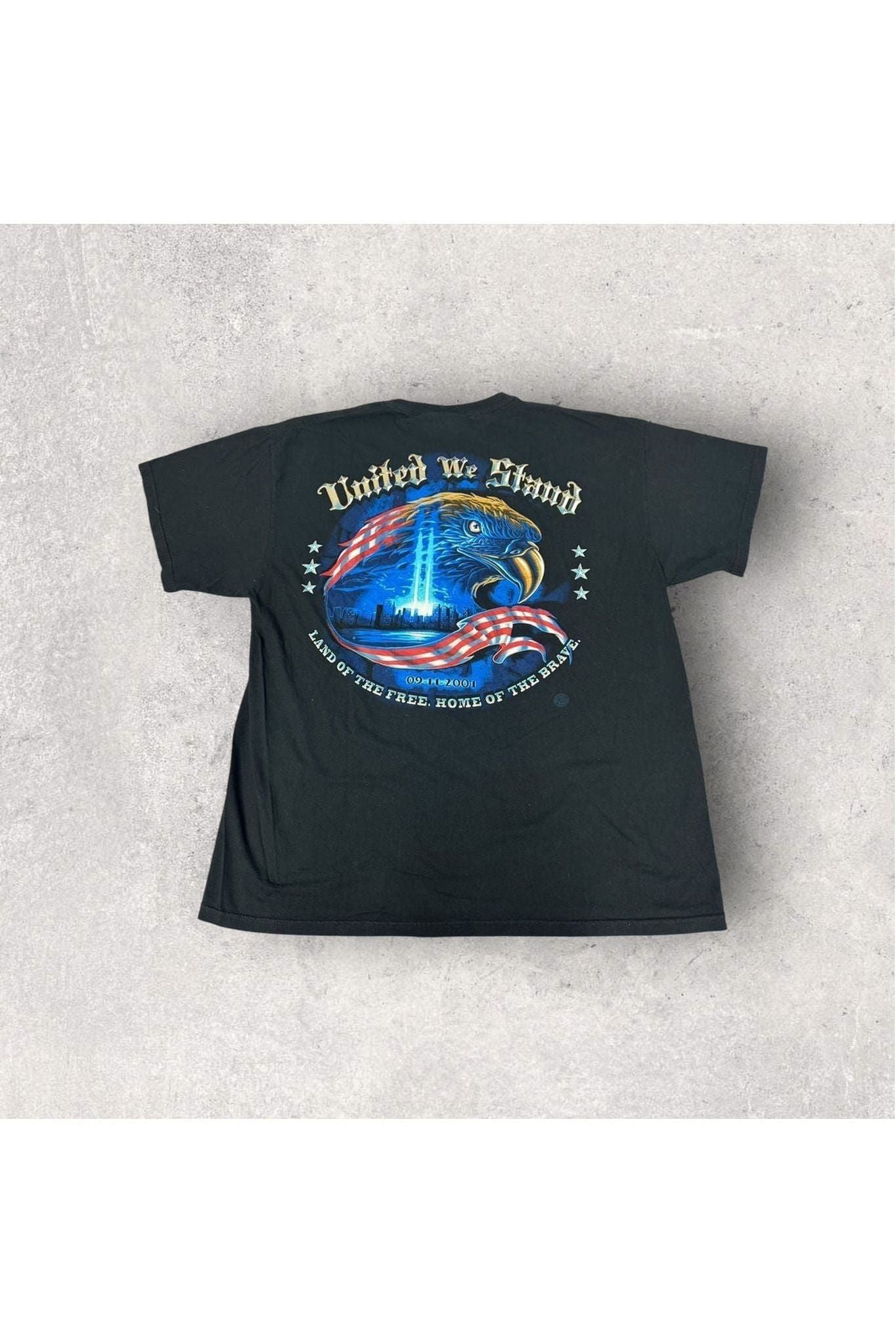 Vintage 2001 United We Stand 9/11 Memorial Tee- XL