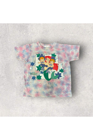 Vintage Single Stitch The Little Mermaid Tie-Dye Tee- YTH 5-6