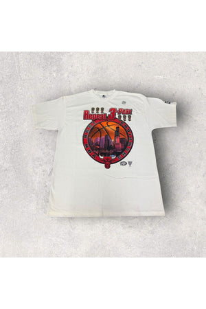 Vintage Deadstock Starter 1998 Chicago Bulls Repeat 3-Peat Tee- L