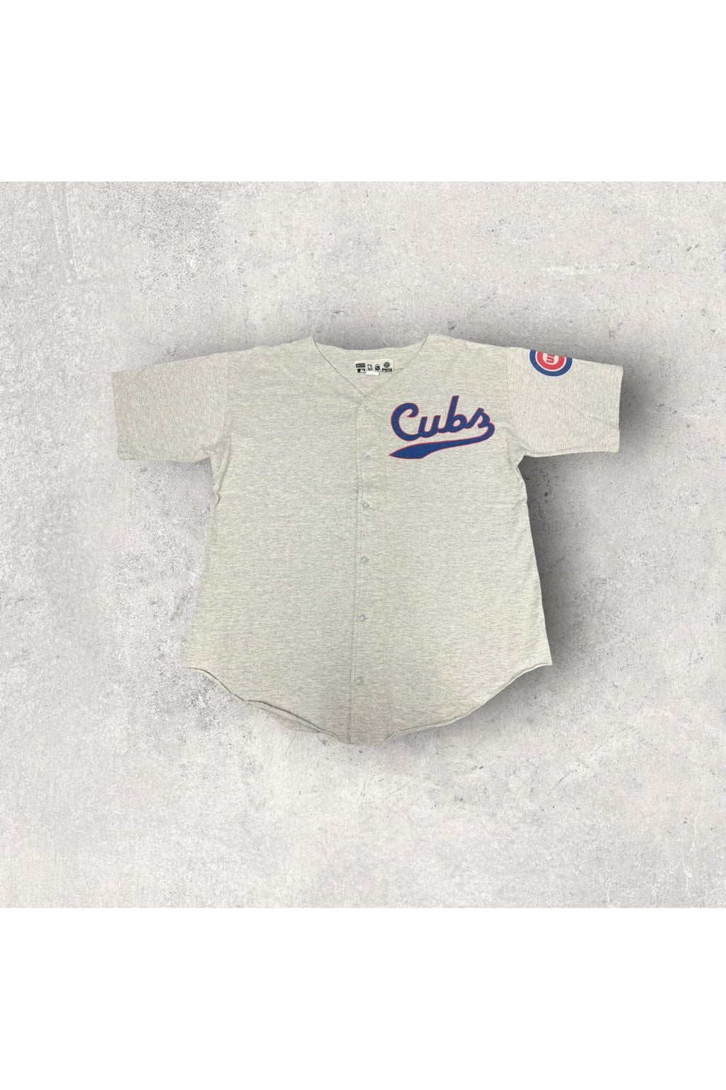 Vintage 1989 Winning Streak Chicago Cubs Baseball Jersey- L