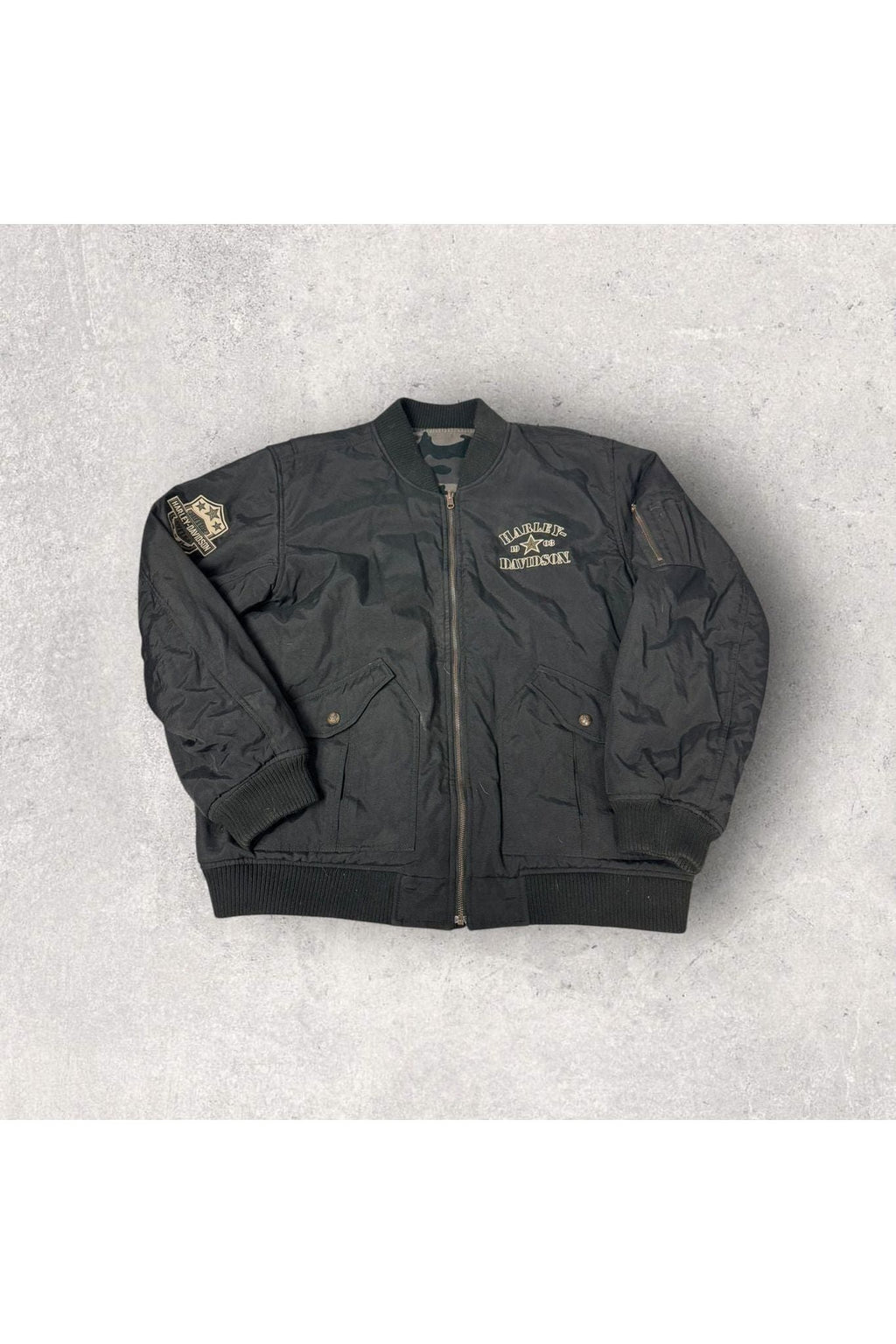 Harley-Davidson Reversible Bomber Jacket- XXL