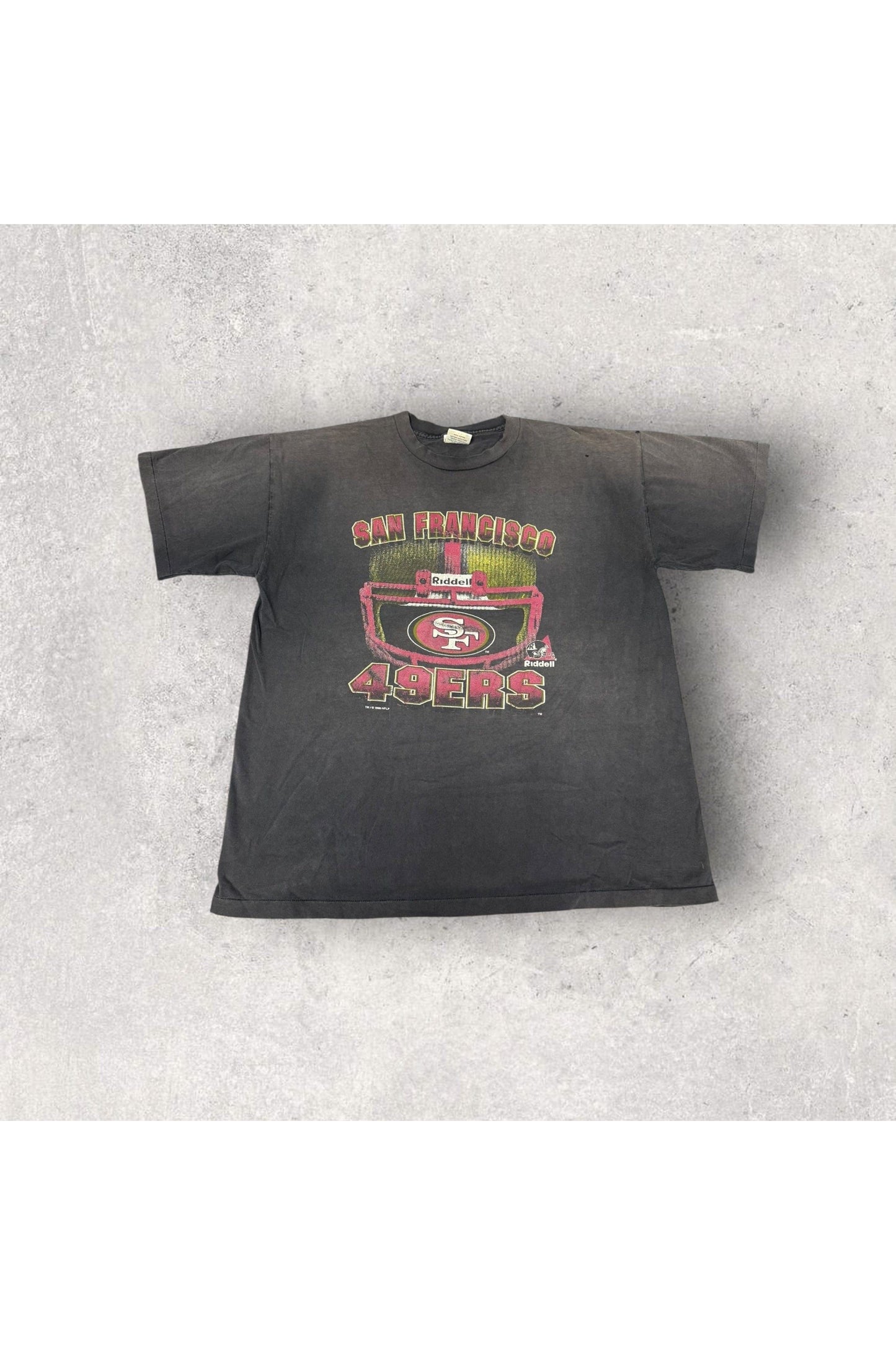 Vintage Riddell 1996 San Francisco 49ers Tee- XL