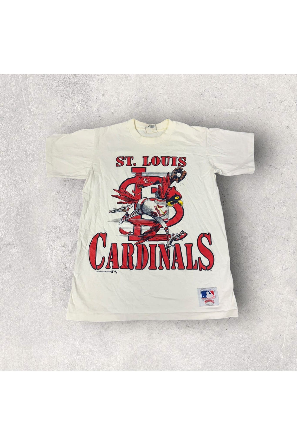 Vintage Made In USA Nutmeg 1990 St. Louis Cardinals Tee- M
