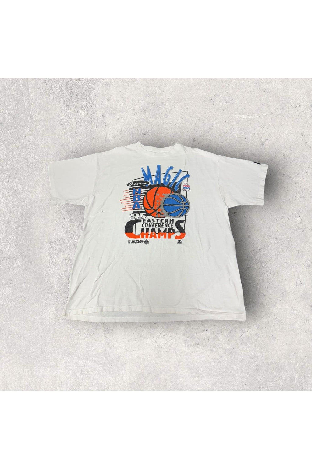 Vintage 1995 NBA Finals Orlando Magic Eastern Conference Champs Tee- XL