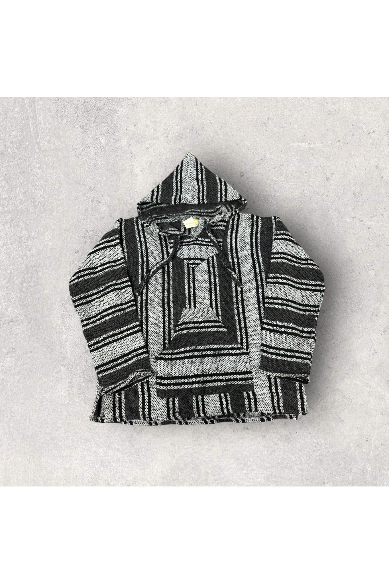 Vintage Frank's Mexican Poncho/Drug Rug Hoodie- M