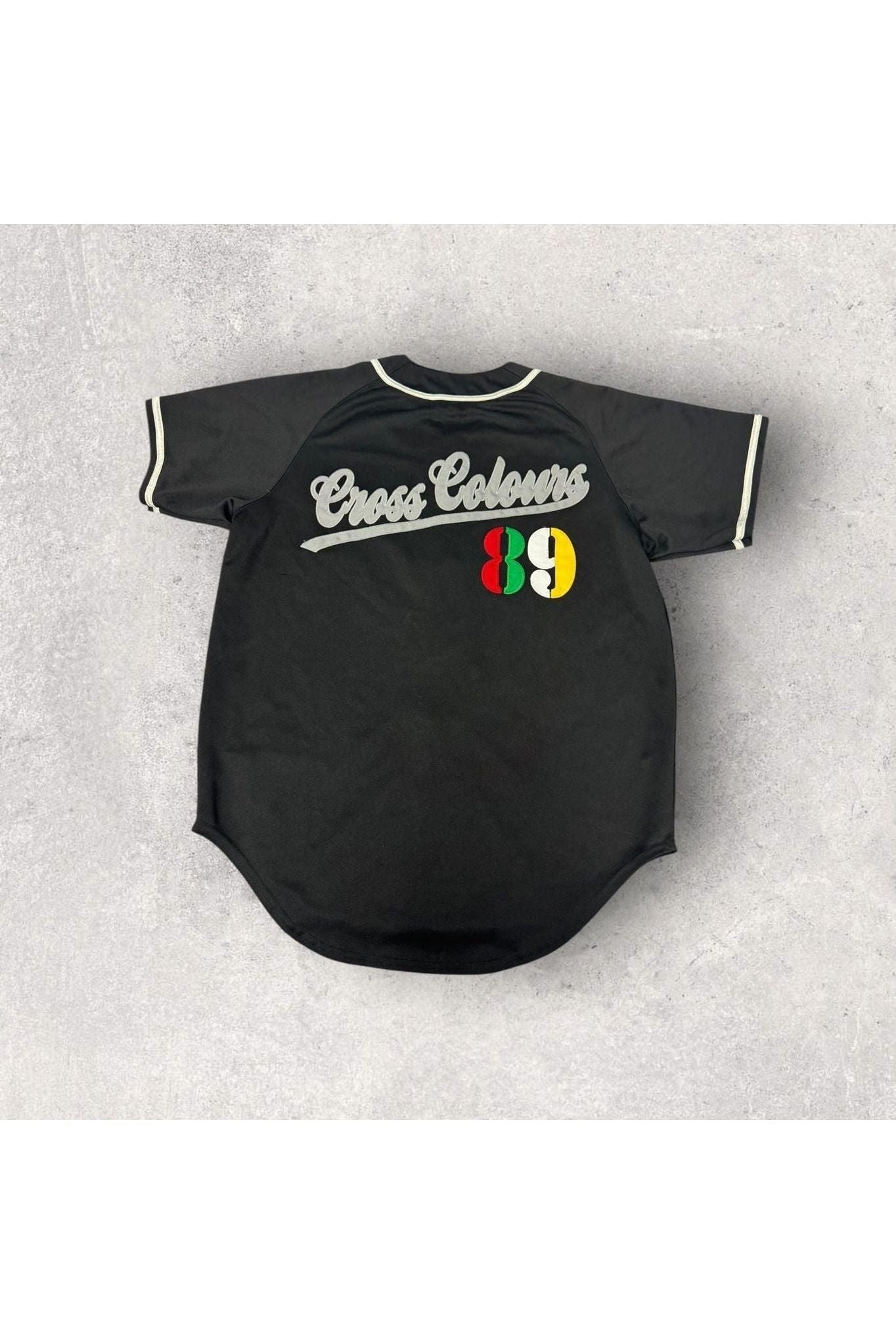 2000s Cross Colours 89 Baseball Jersey- S