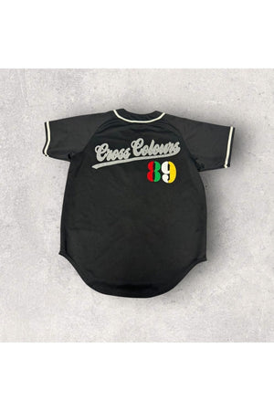 2000s Cross Colours 89 Baseball Jersey- S