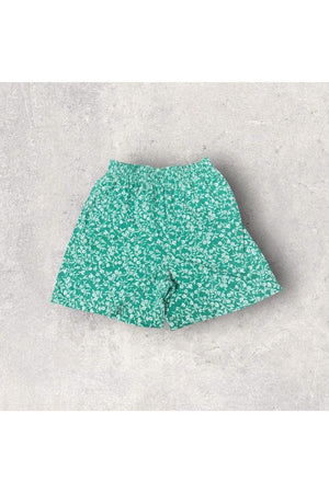 Vintage Bold Spirit Floral Print Shorts- S