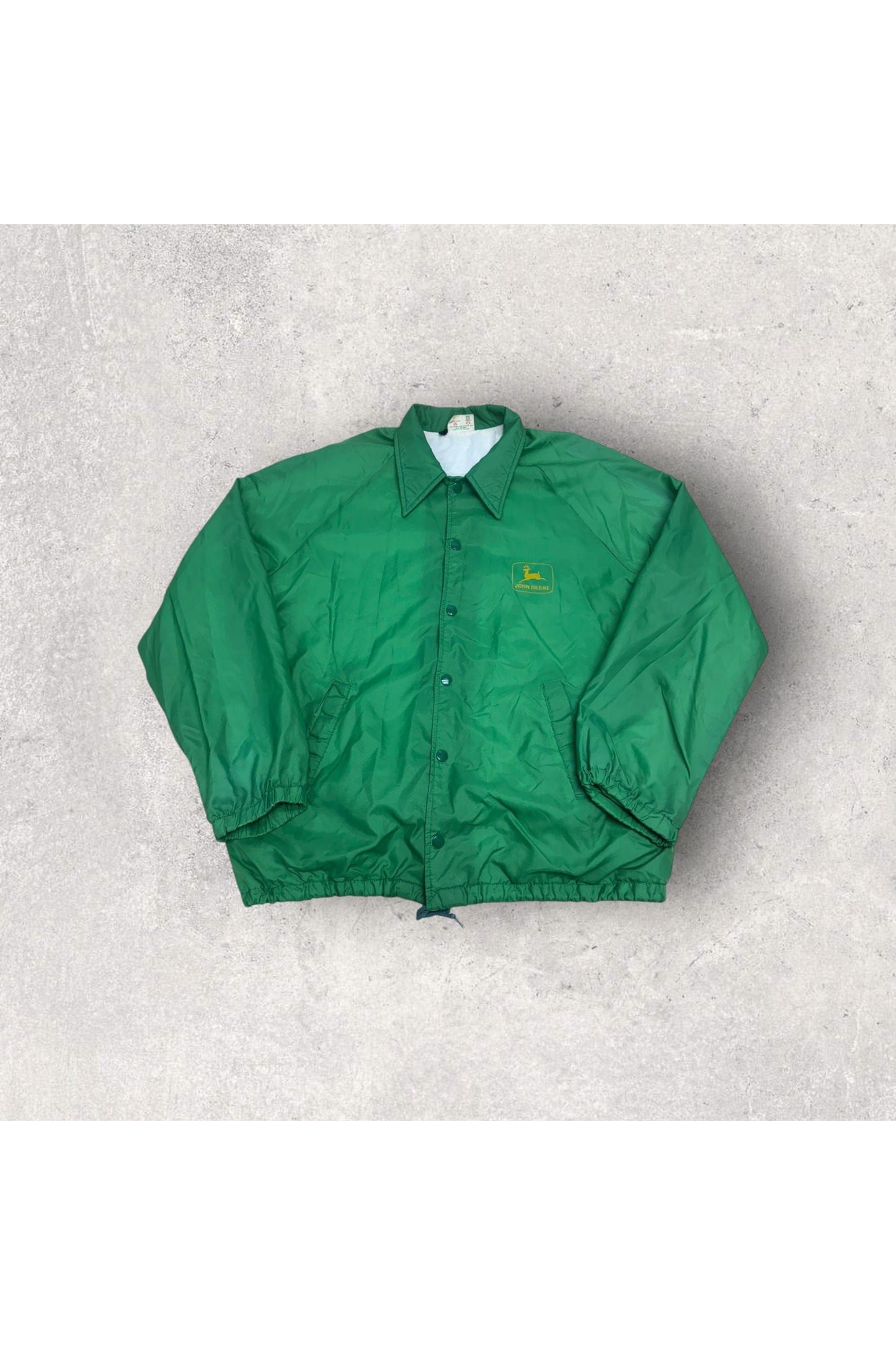 Vintage John Deere Nylon Windbreaker/Light Jacket- L
