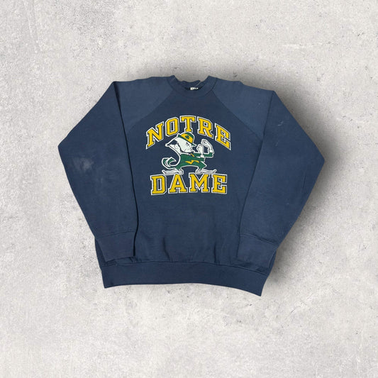 Vintage 90s Notre Dame Crewneck- L