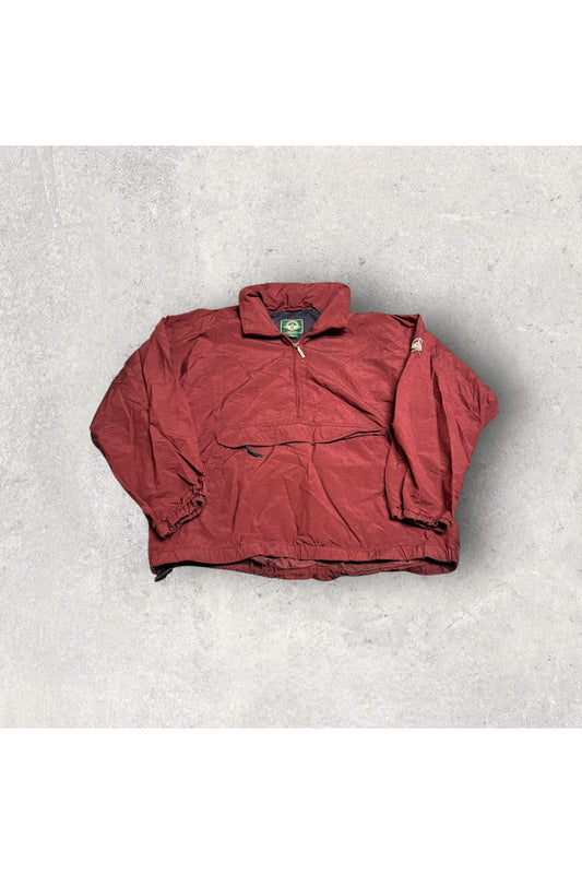 Vintage Dockers Golf Pullover Windbreaker w/ Tuckaway Hood- XL
