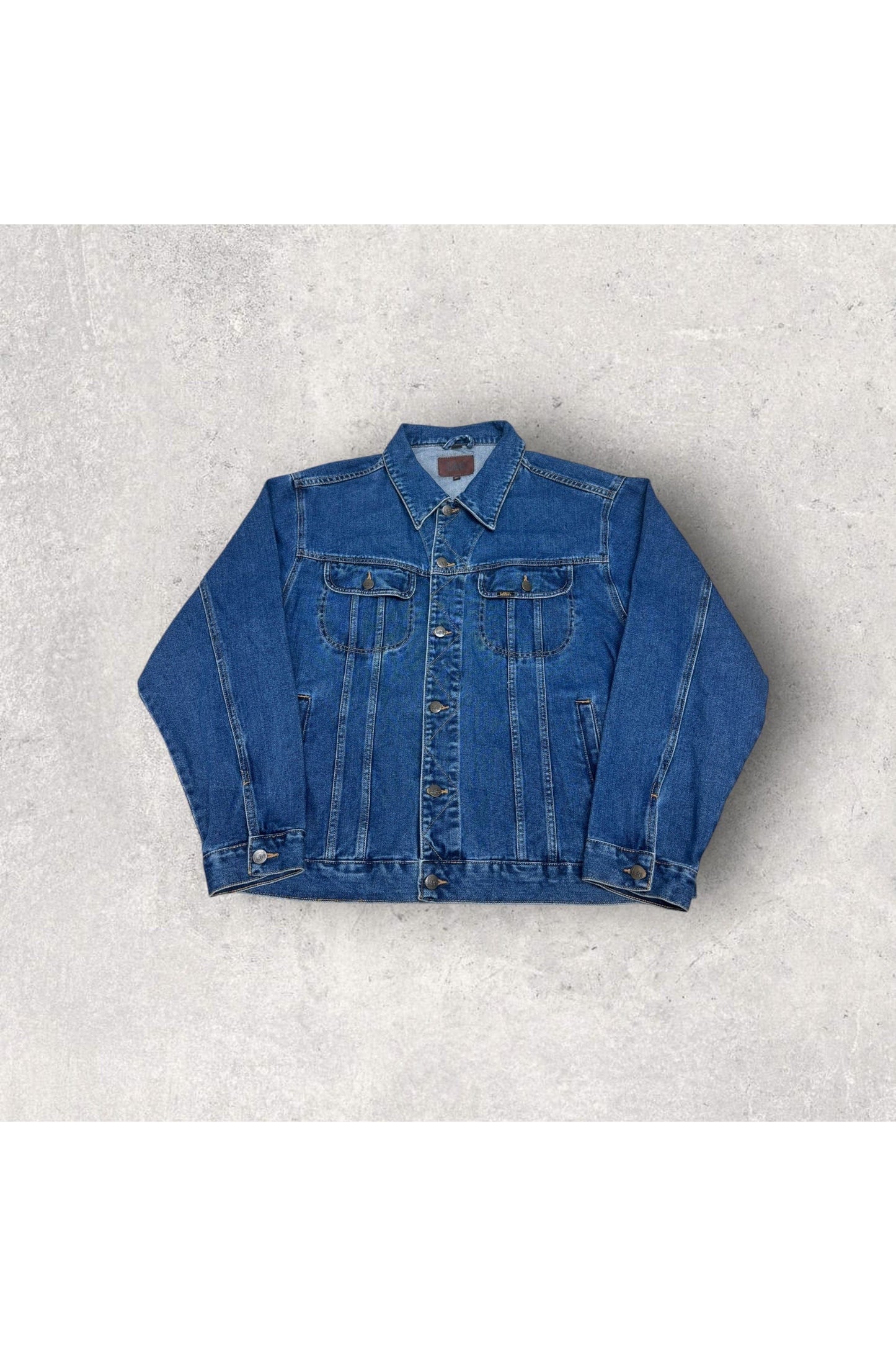 2000s LEE Classic Trucker Style Denim Jacket- XL
