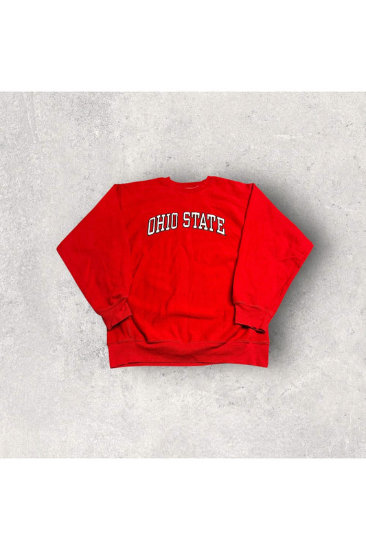 Vintage Steve & Barry's Ohio State Embroidered Spell Out Crewneck- M