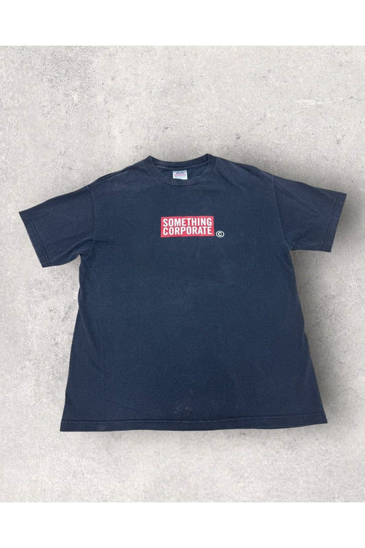 Vintage Alstyle 2000s Y2K Something Corporate Band Tee- L