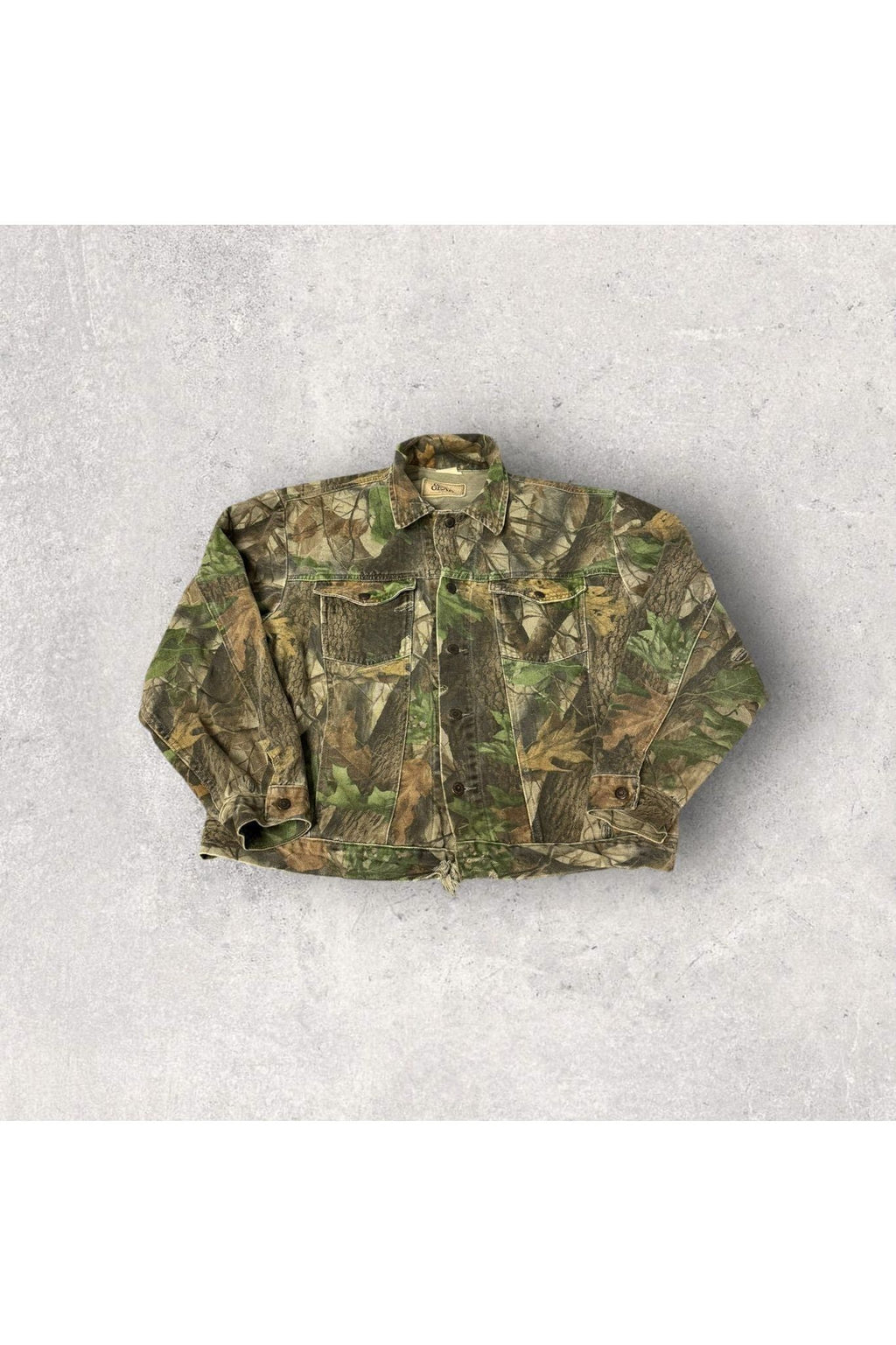 Vintage Wrangler Outdoor Gear Real Tree Camo Light Button Up Jacket- XL
