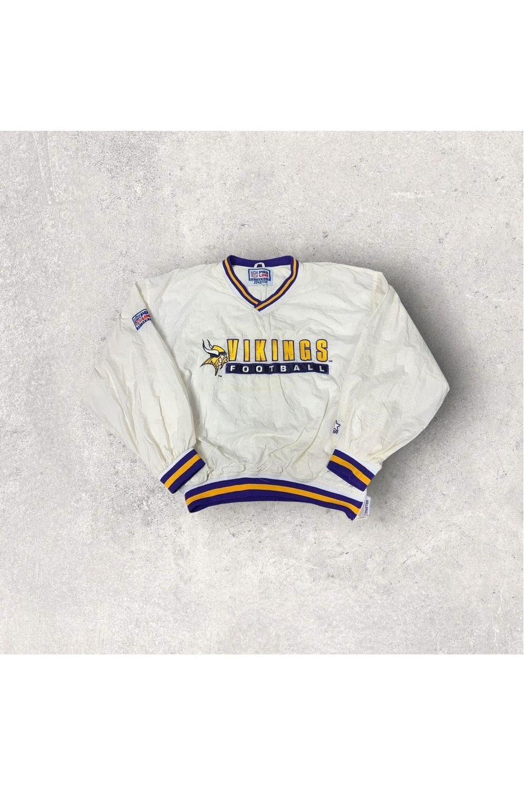 Vintage Pro Line Starter Minnesota Vikings Pullover Windbreaker- L