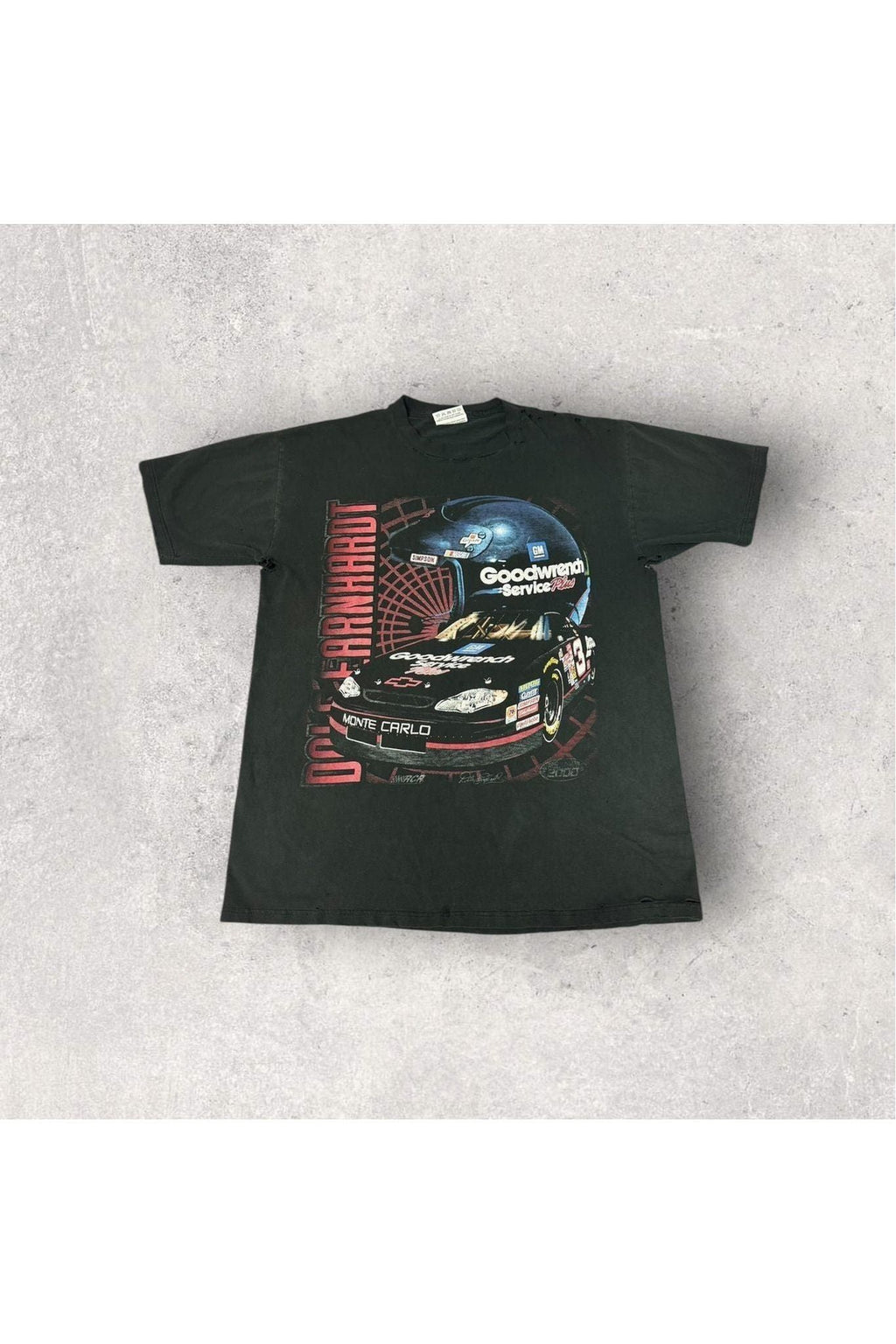 Vintage Competitors View 2000 Dale Earnhardt NASCAR Tee- L