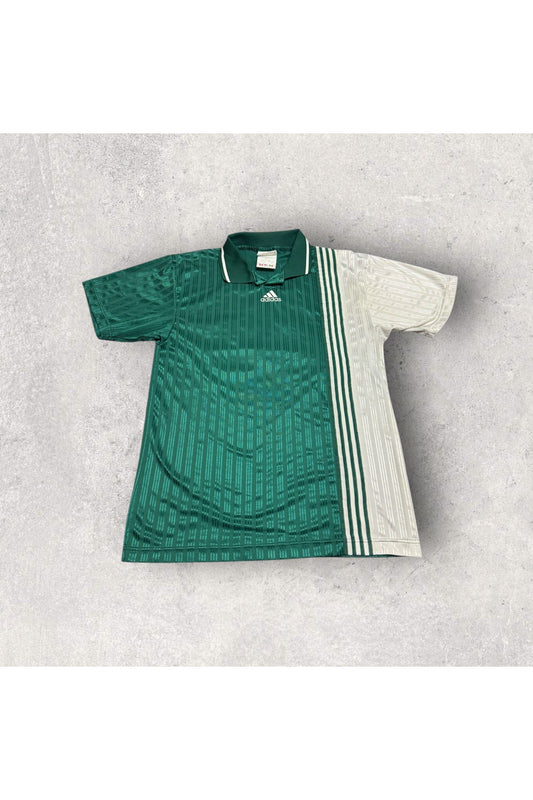 Vintage Made In USA 90s Addidas Collared Soccer Jersey- L