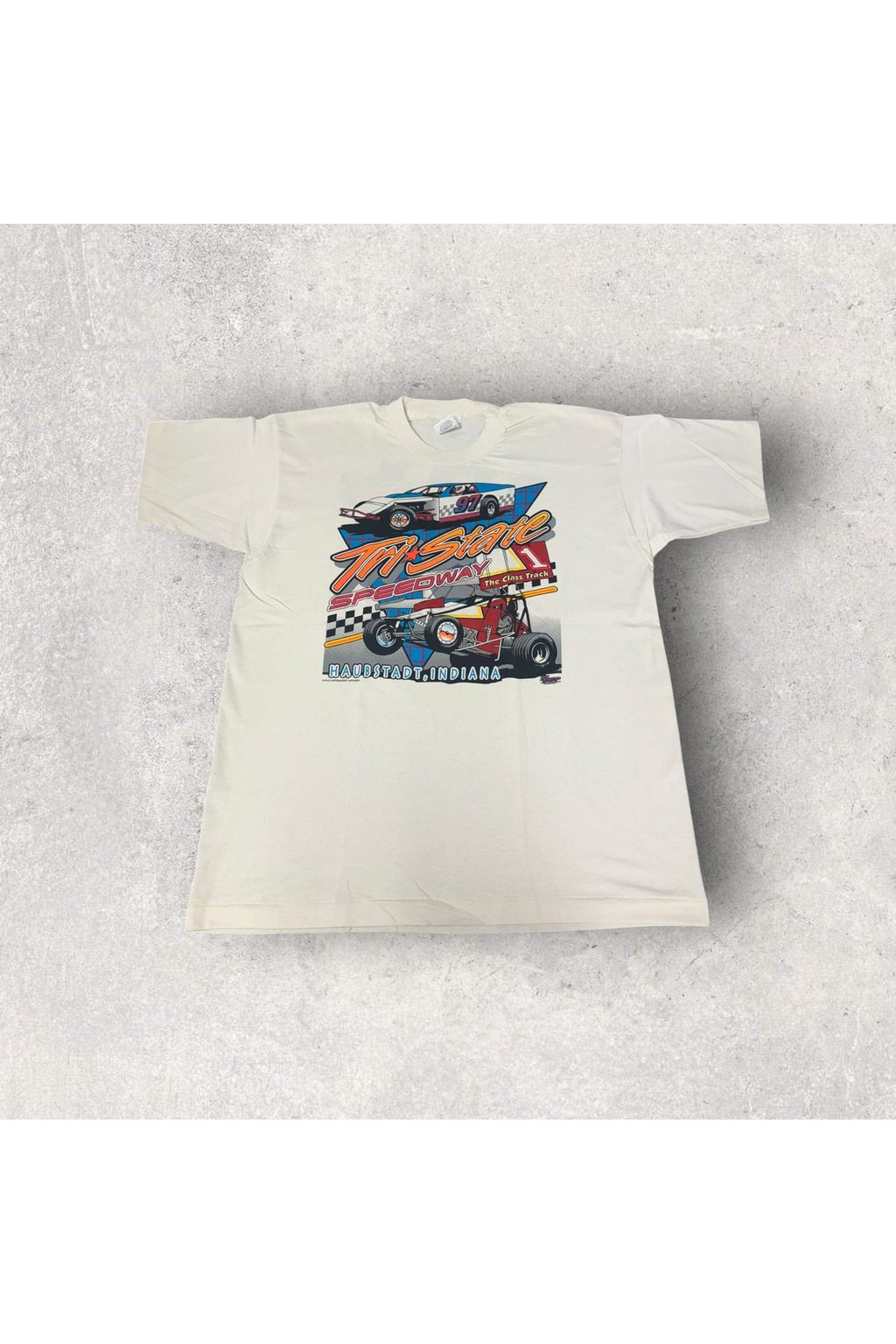Vintage 1997 Tri-State Speedway The Class Track Tee- XL