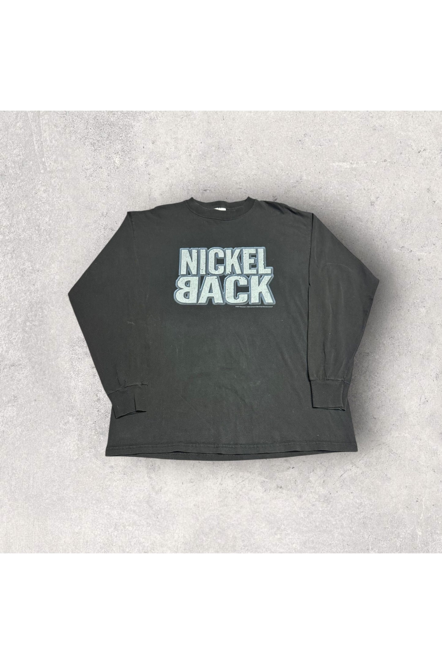 Vintage 2001 Nickelback Silver Side Up Long Sleeve- L