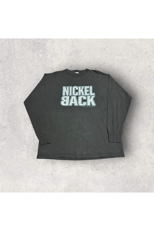 Vintage 2001 Nickelback Silver Side Up Long Sleeve- L
