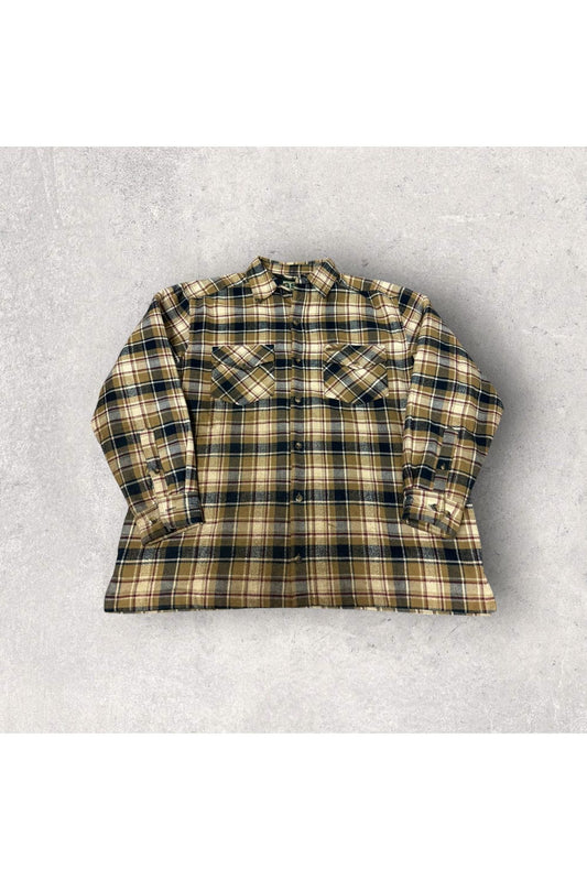 Vintage Guide Series Insulated Flannel Long Sleeve Button Up- XL